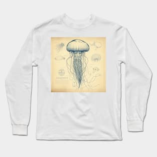 Vintage Jellyfish IV Long Sleeve T-Shirt